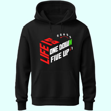 Life Is One Down Unisex Hoodie