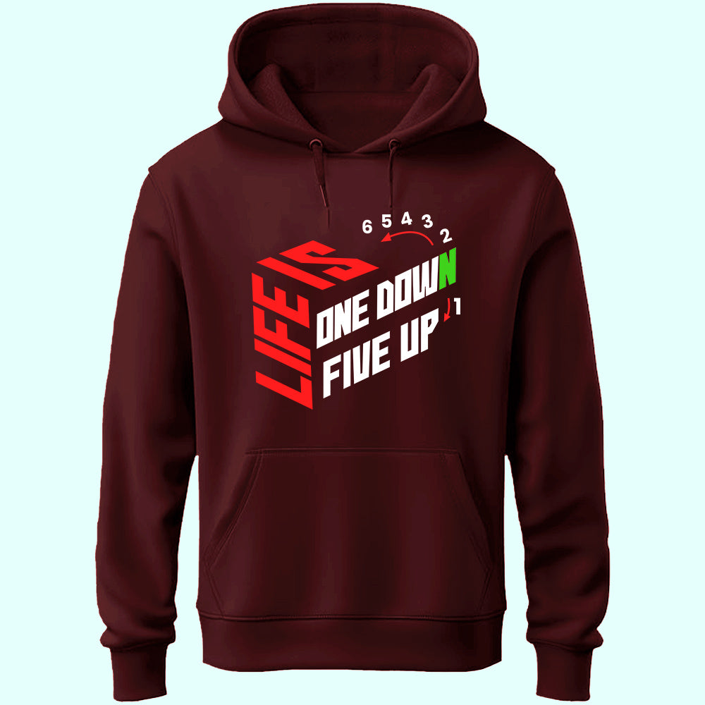 Life Is One Down Unisex Hoodie