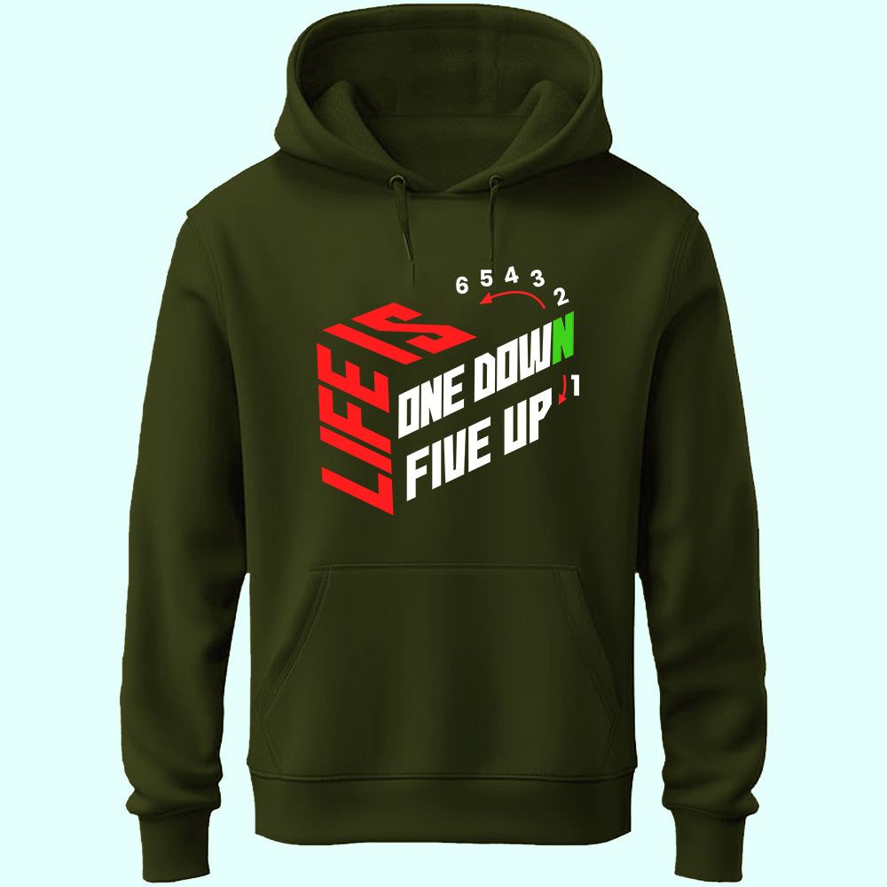 Life Is One Down Unisex Hoodie