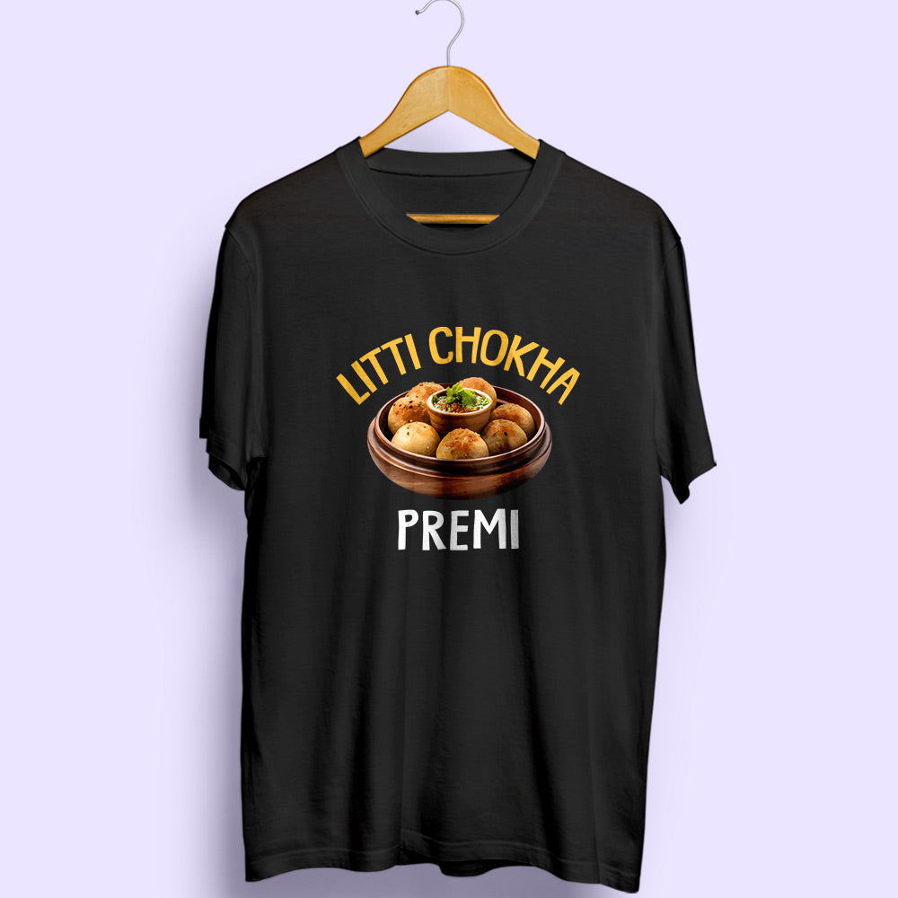 Litti Chokha Half Sleeve T-Shirt