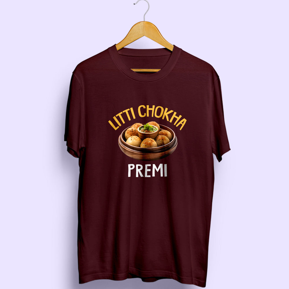 Litti Chokha Half Sleeve T-Shirt