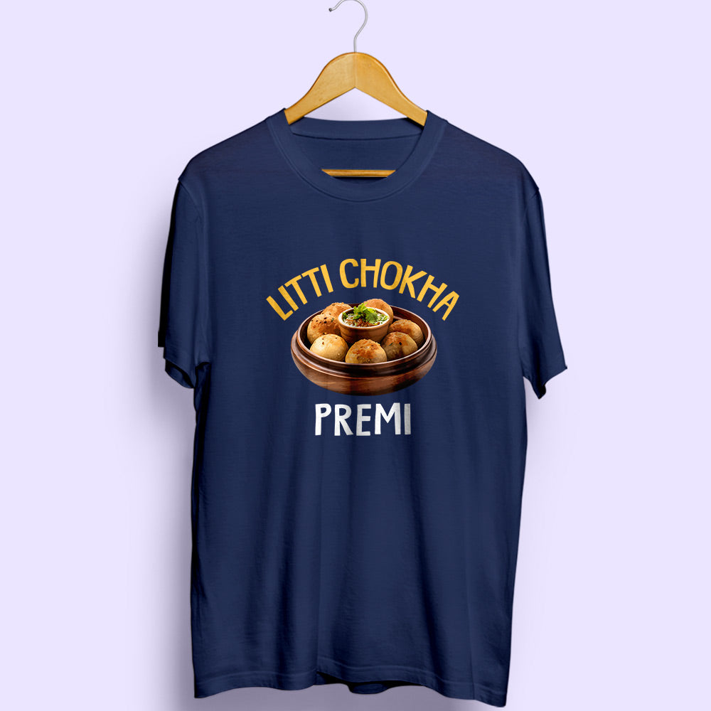 Litti Chokha Half Sleeve T-Shirt