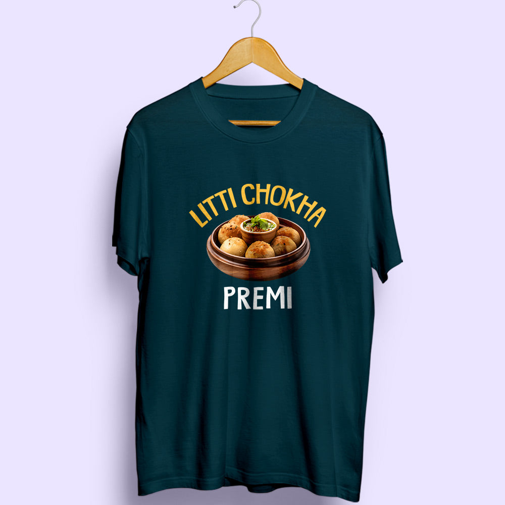Litti Chokha Half Sleeve T-Shirt