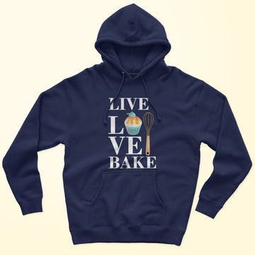 Live Love Bake Unisex Hoodie