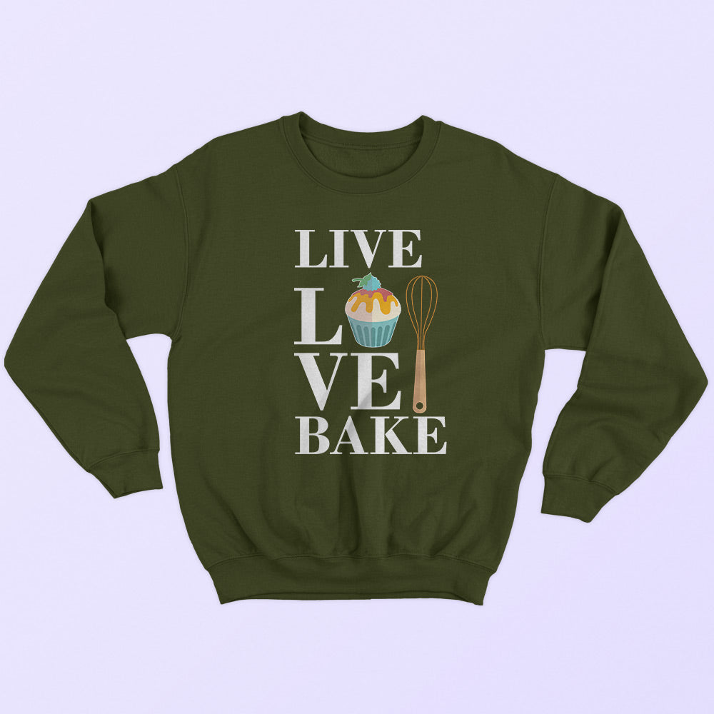 Live Love Bake Sweatshirt - Soul & Peace