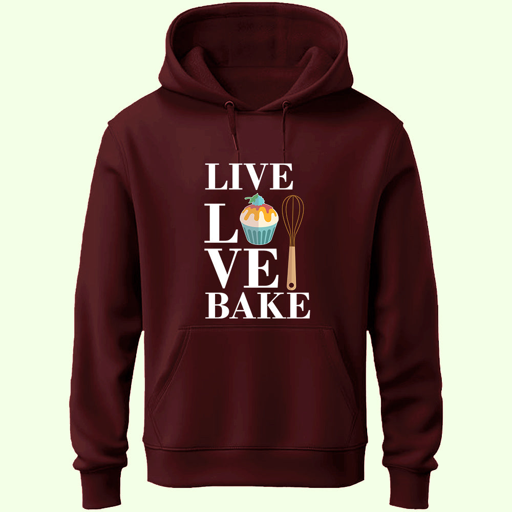Live Love Bake Unisex Hoodie