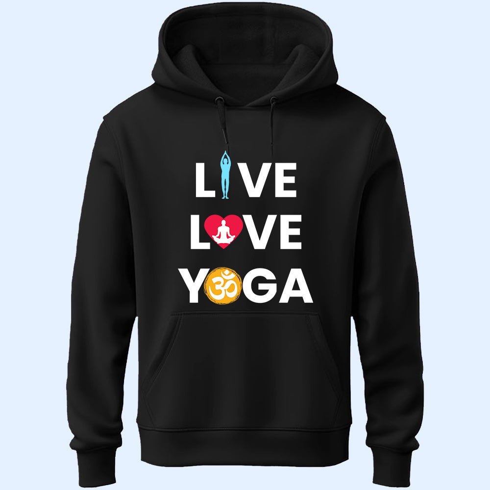 Live Love Yoga Unisex Hoodie - Soul & Peace