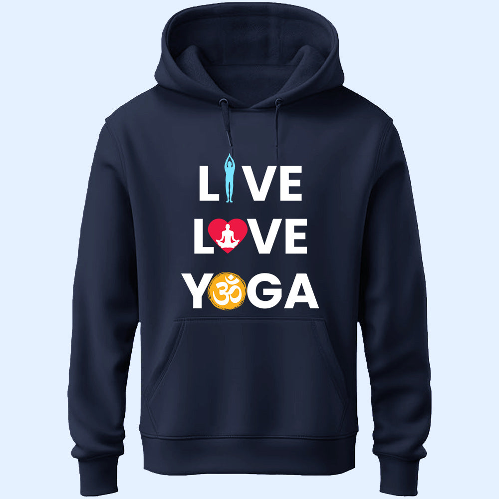Live Love Yoga Unisex Hoodie - Soul & Peace