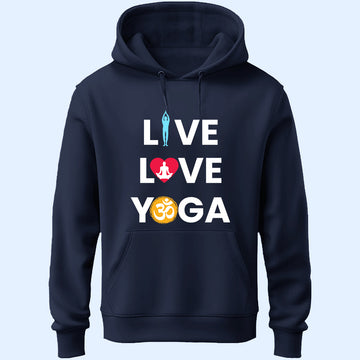 Live Love Yoga Unisex Hoodie - Soul & Peace