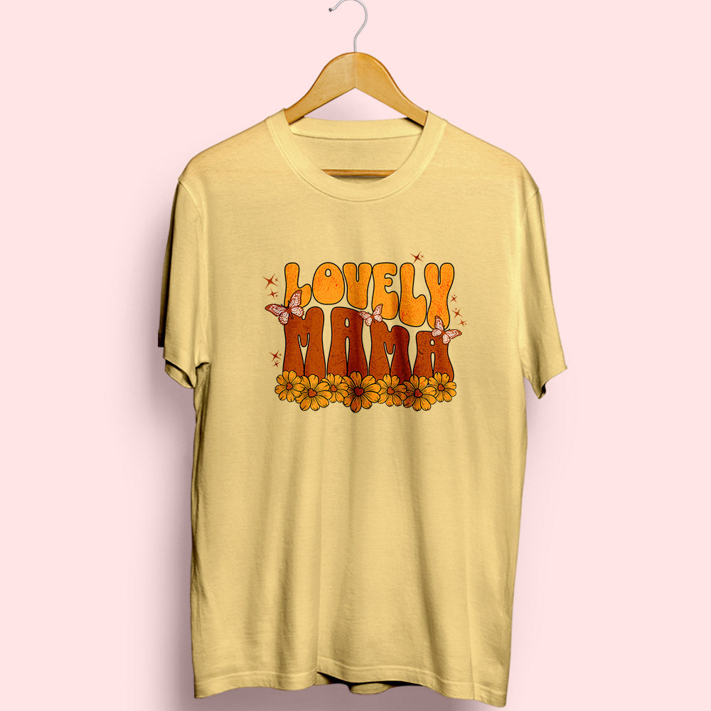 Lovely Mama Half Sleeve T-Shirt - Soul & Peace