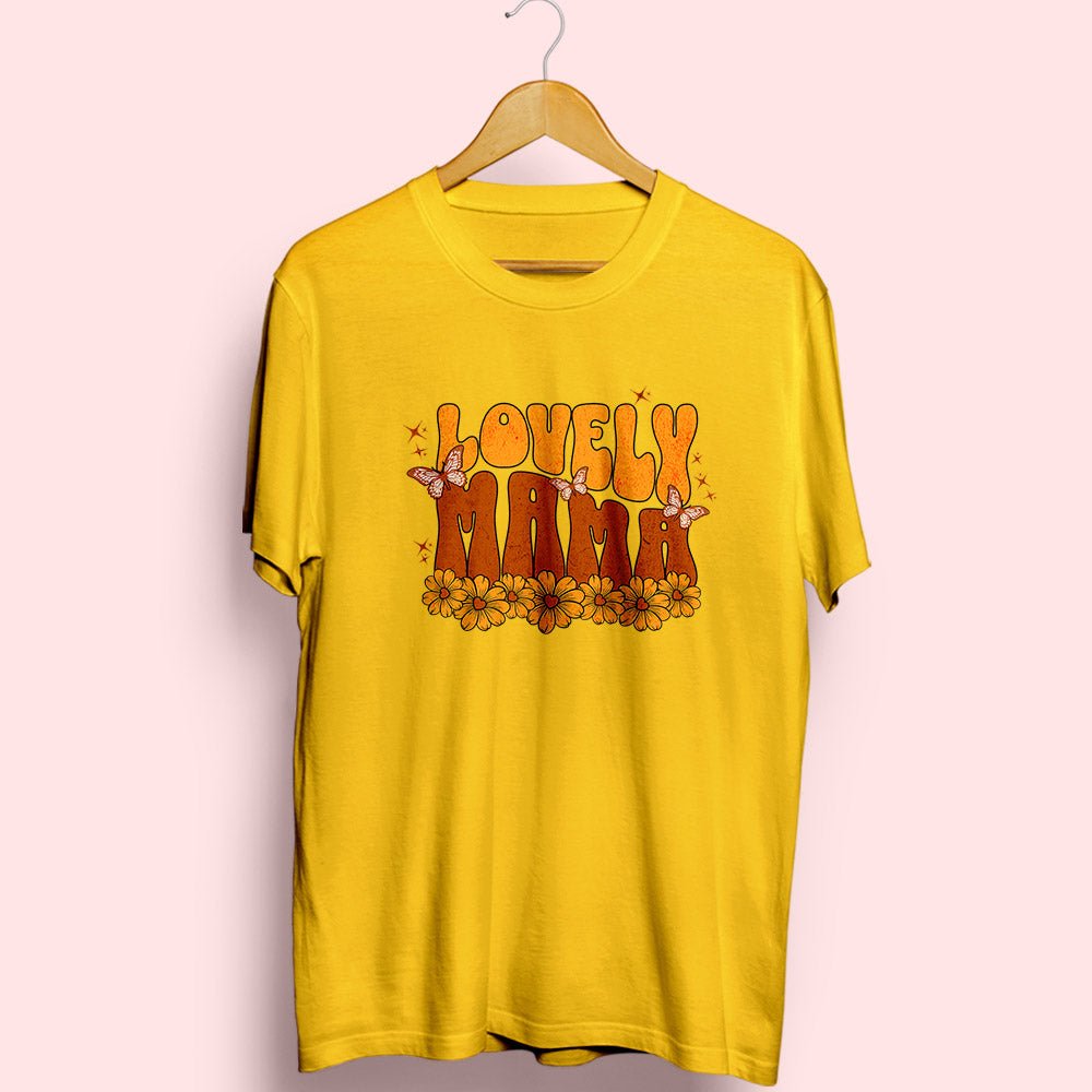 Lovely Mama Half Sleeve T-Shirt - Soul & Peace