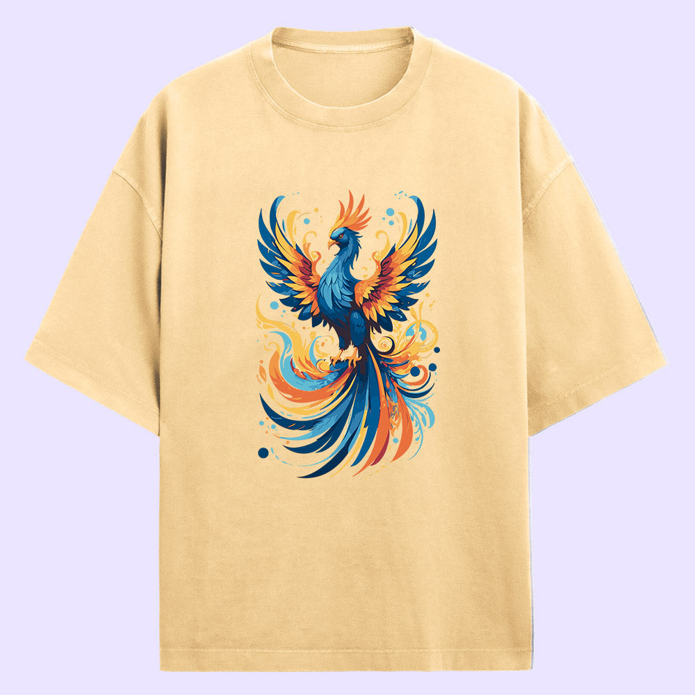 Majestic Phoenix (Front Print) Oversized T-Shirt