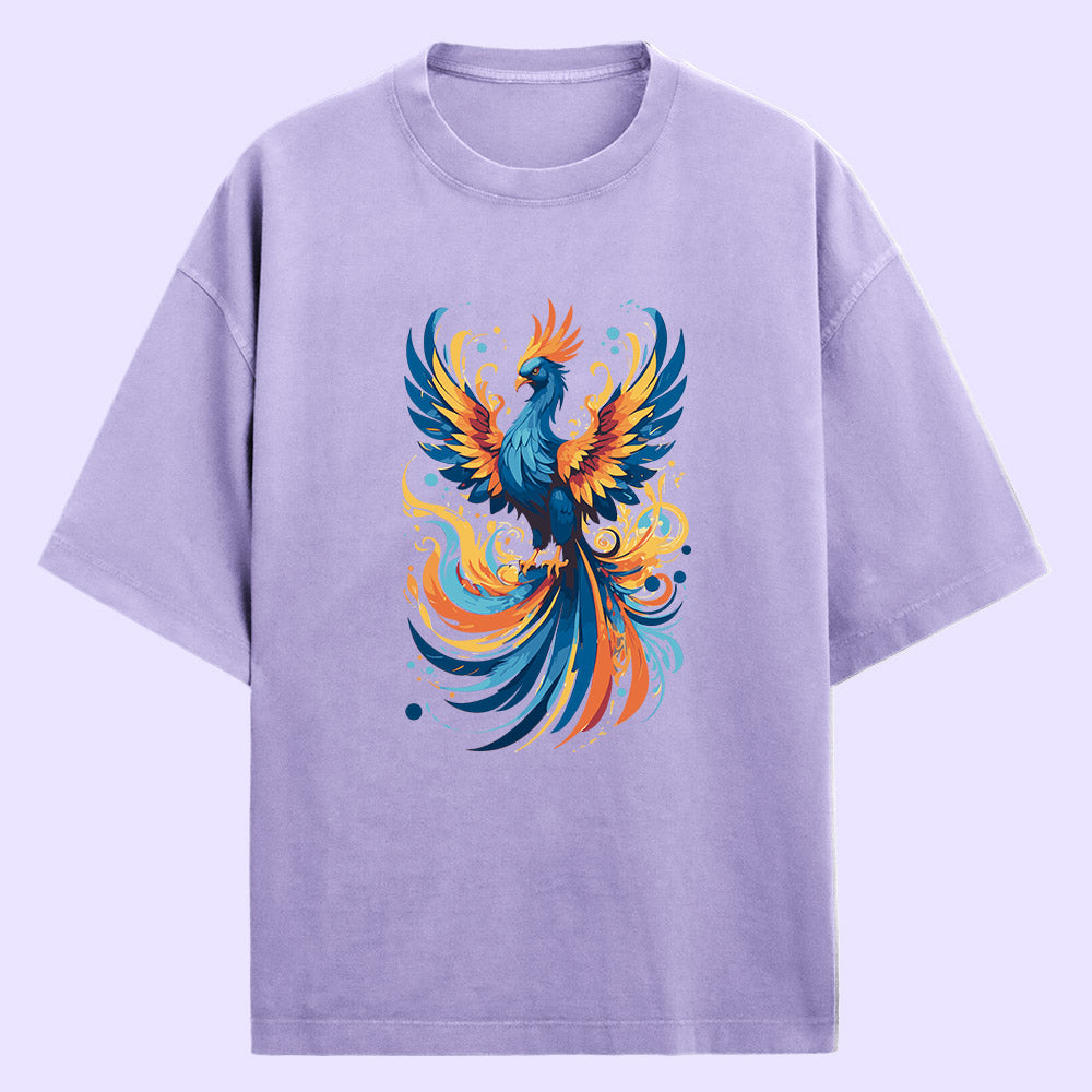Majestic Phoenix (Front Print) Oversized T-Shirt