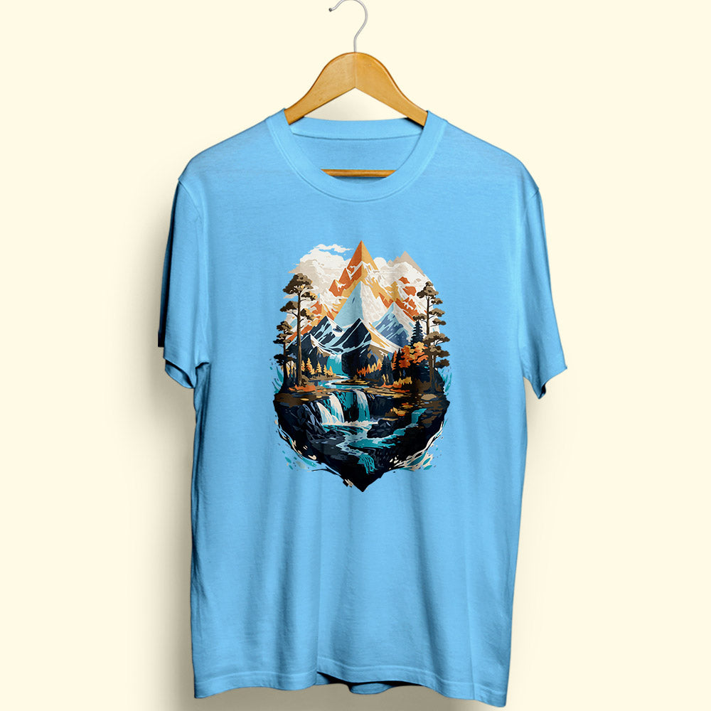 Majestic Winter Half Sleeve T-Shirt - Soul & Peace