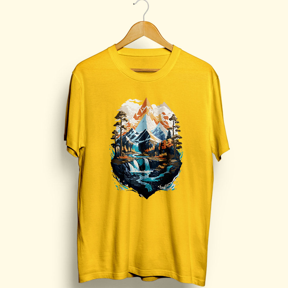 Majestic Winter Half Sleeve T-Shirt - Soul & Peace