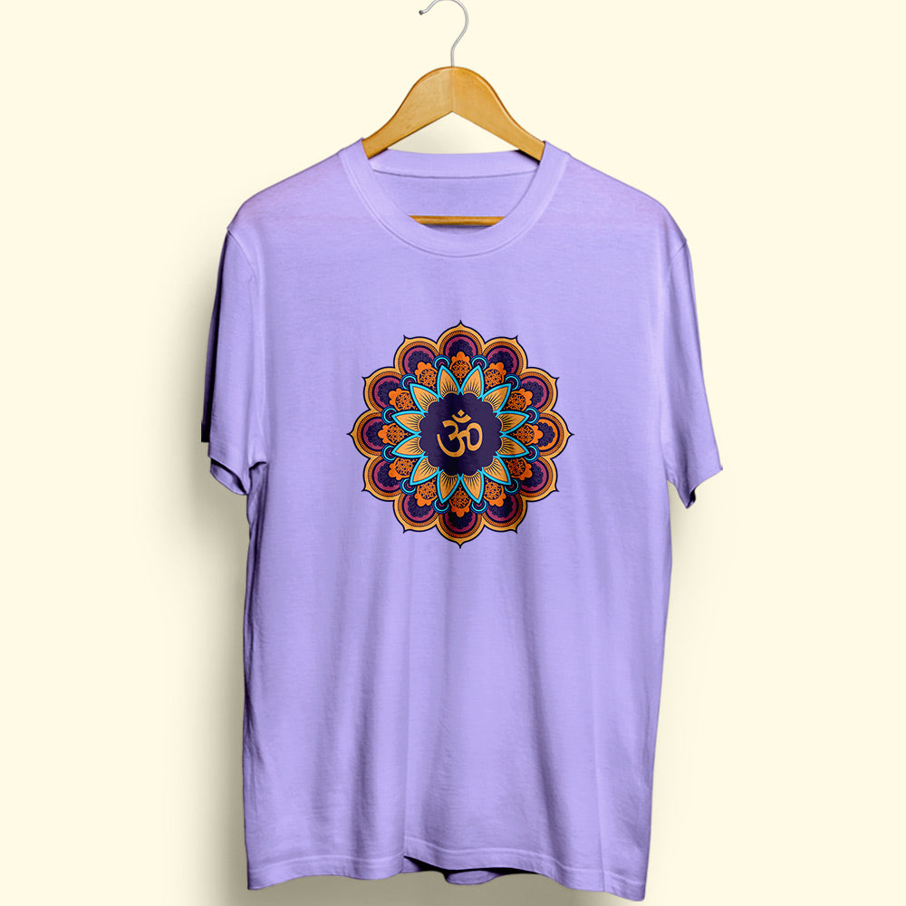 Mandala OM Half Sleeve T-Shirt - Soul & Peace