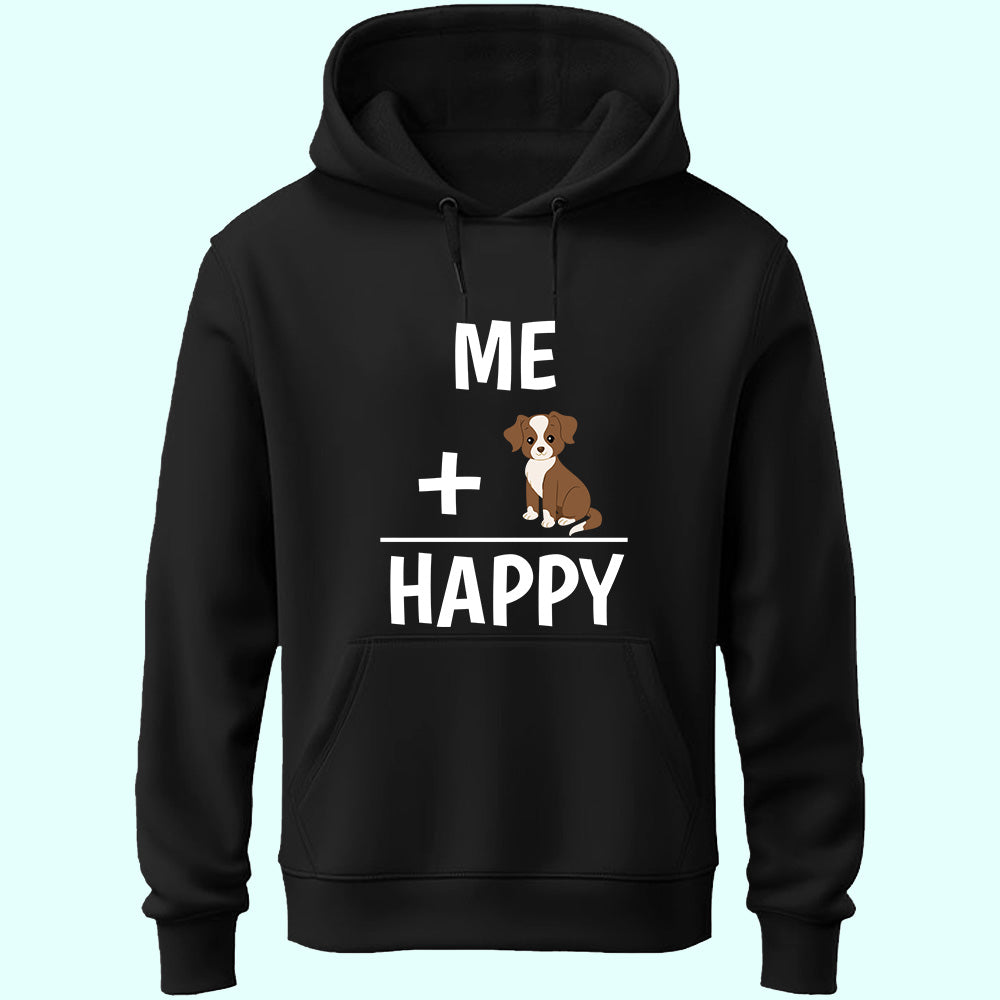 Me & Dog = Happy Unisex Hoodie