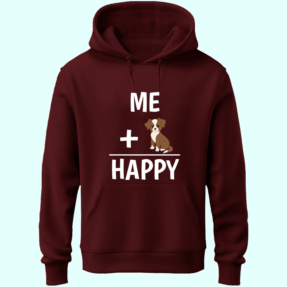 Me & Dog = Happy Unisex Hoodie