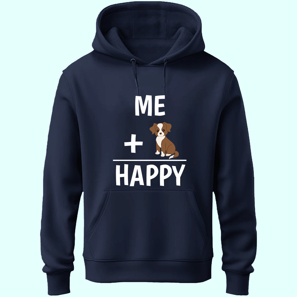 Me & Dog = Happy Unisex Hoodie