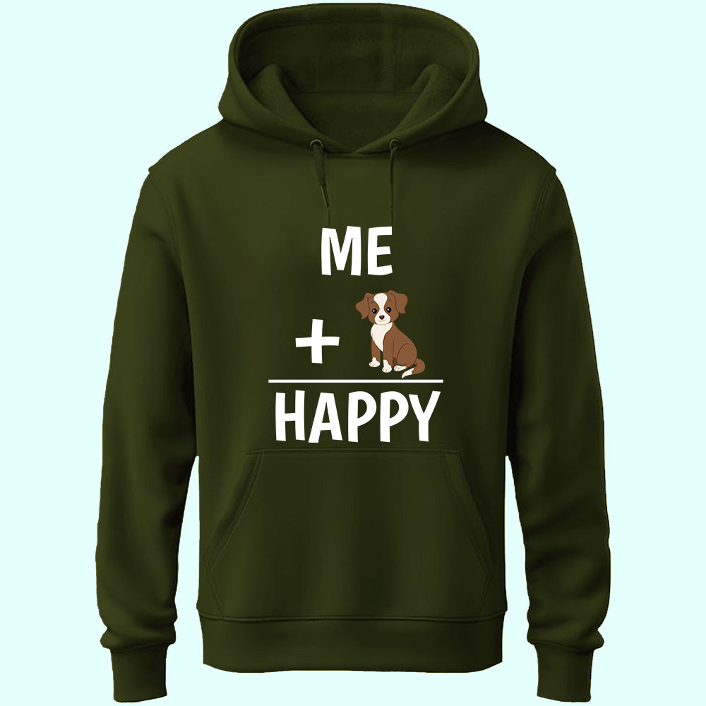 Me & Dog = Happy Unisex Hoodie