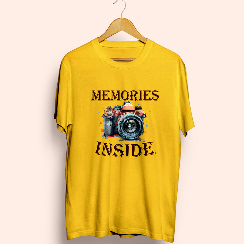 Memories Inside Half Sleeve T-Shirt