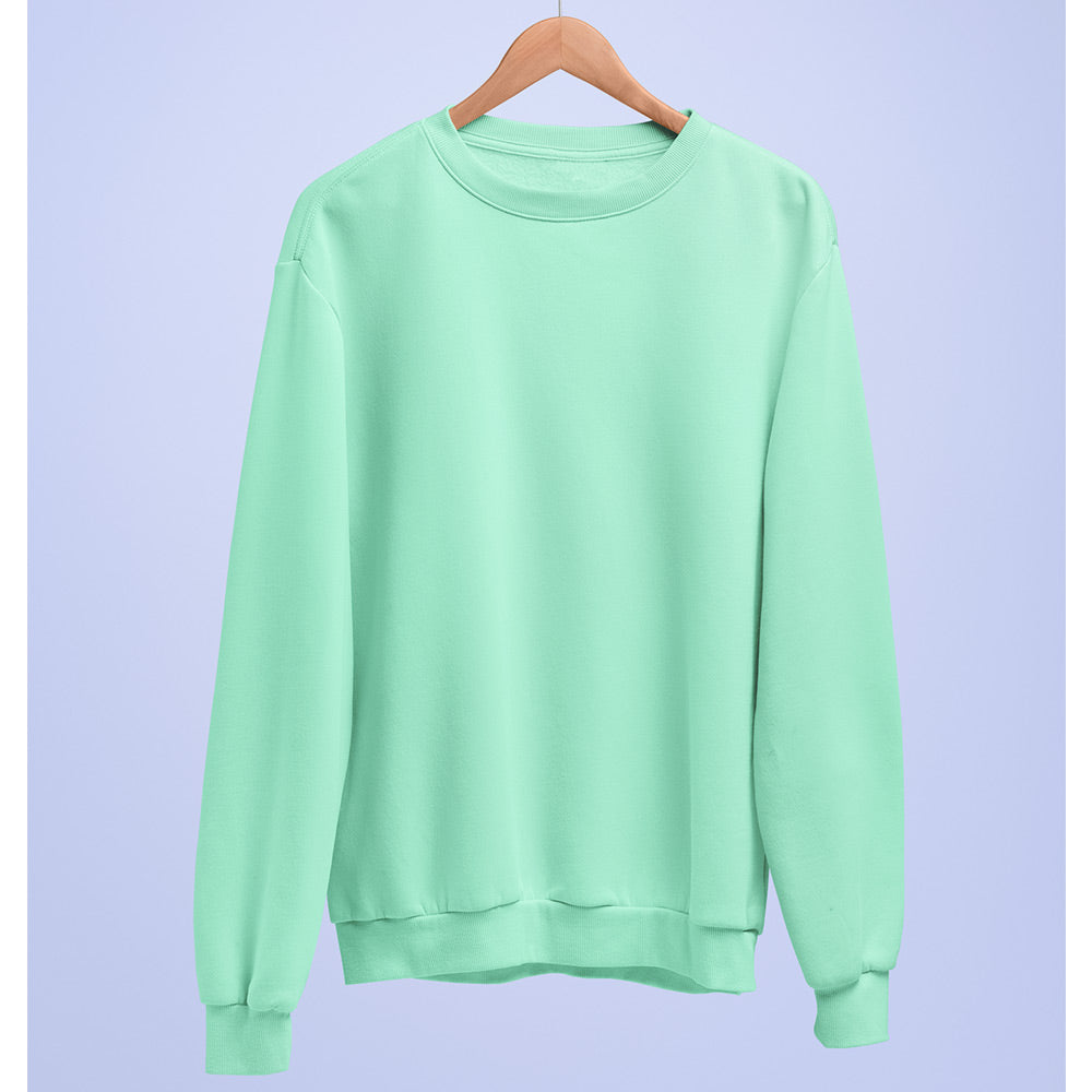 Mint Plain Sweatshirt - Soul & Peace
