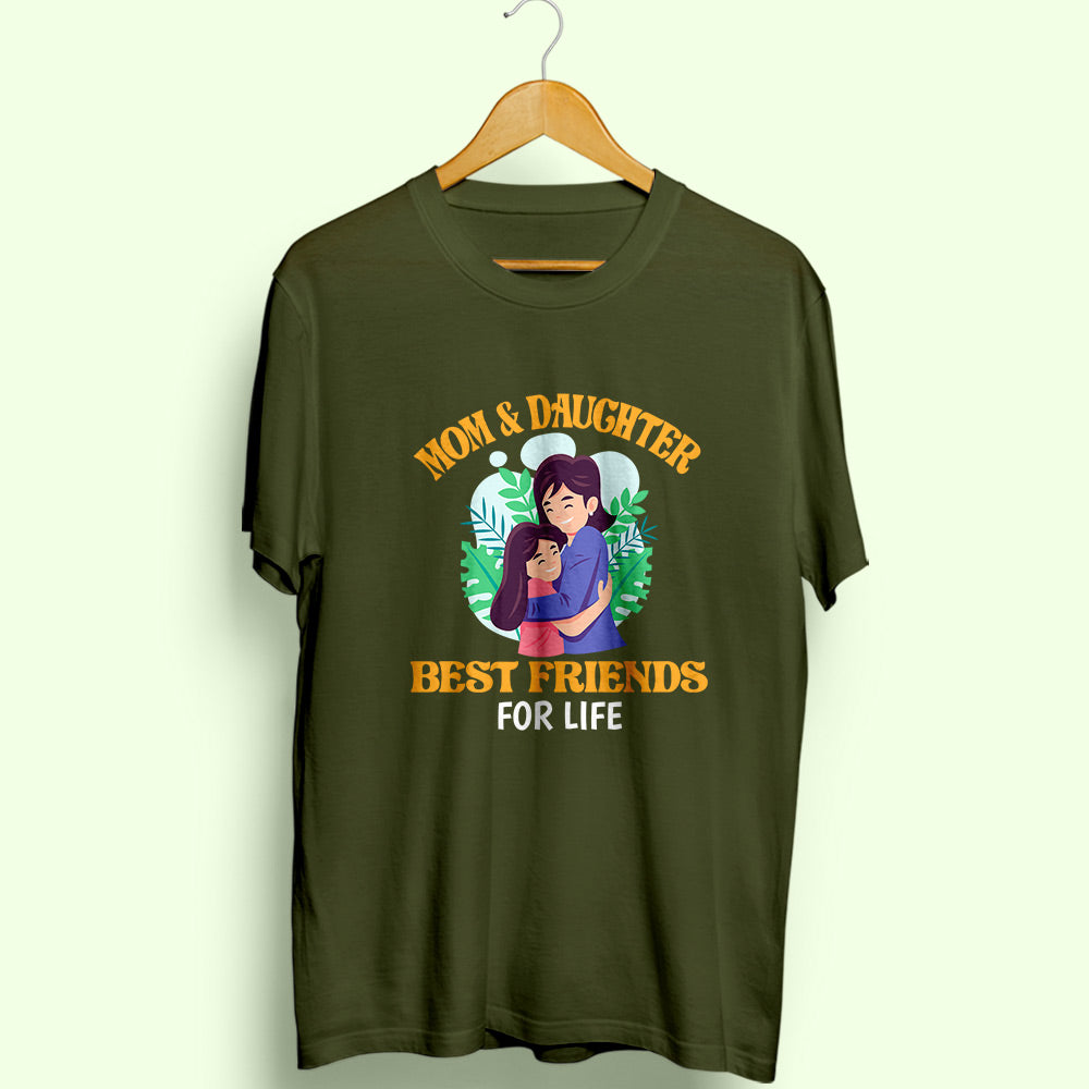 Mom & Daughter Best Friends Half Sleeve T-Shirt - Soul & Peace