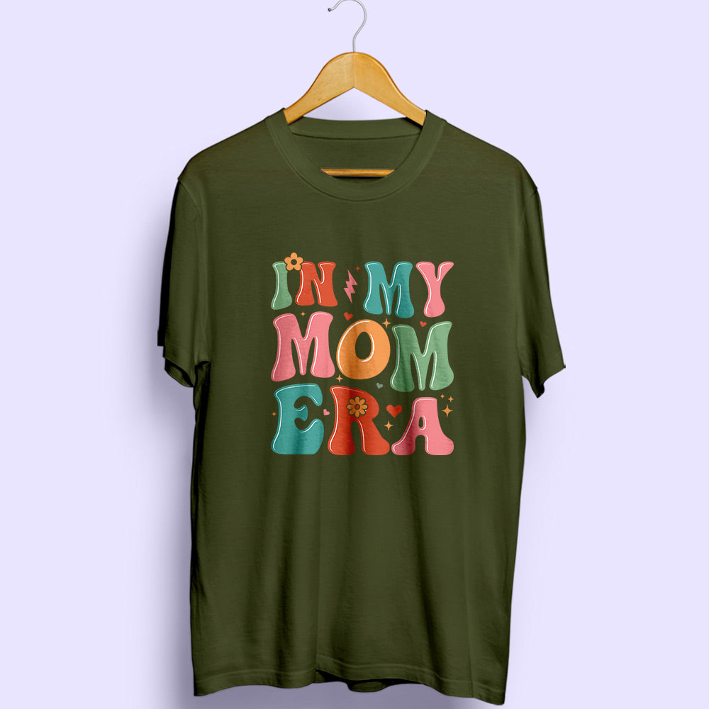 Mom Era Half Sleeve T-Shirt - Soul & Peace
