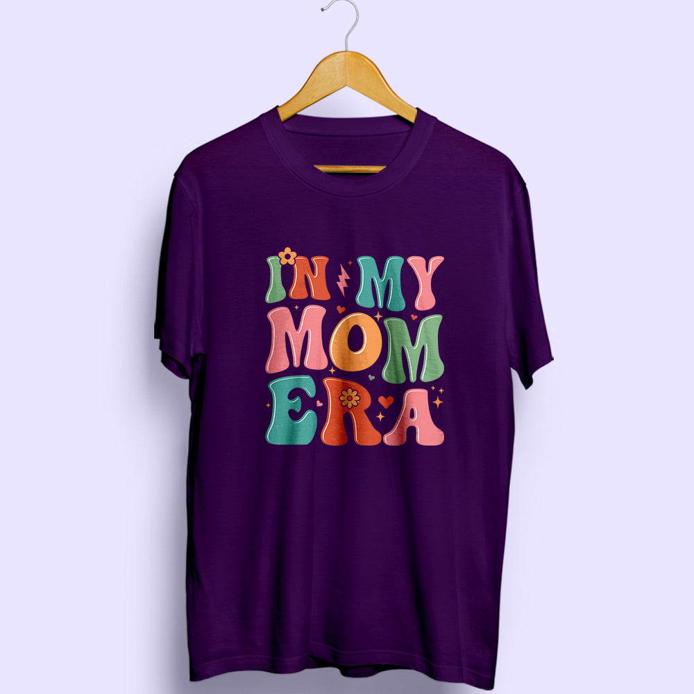 Mom Era Half Sleeve T-Shirt - Soul & Peace