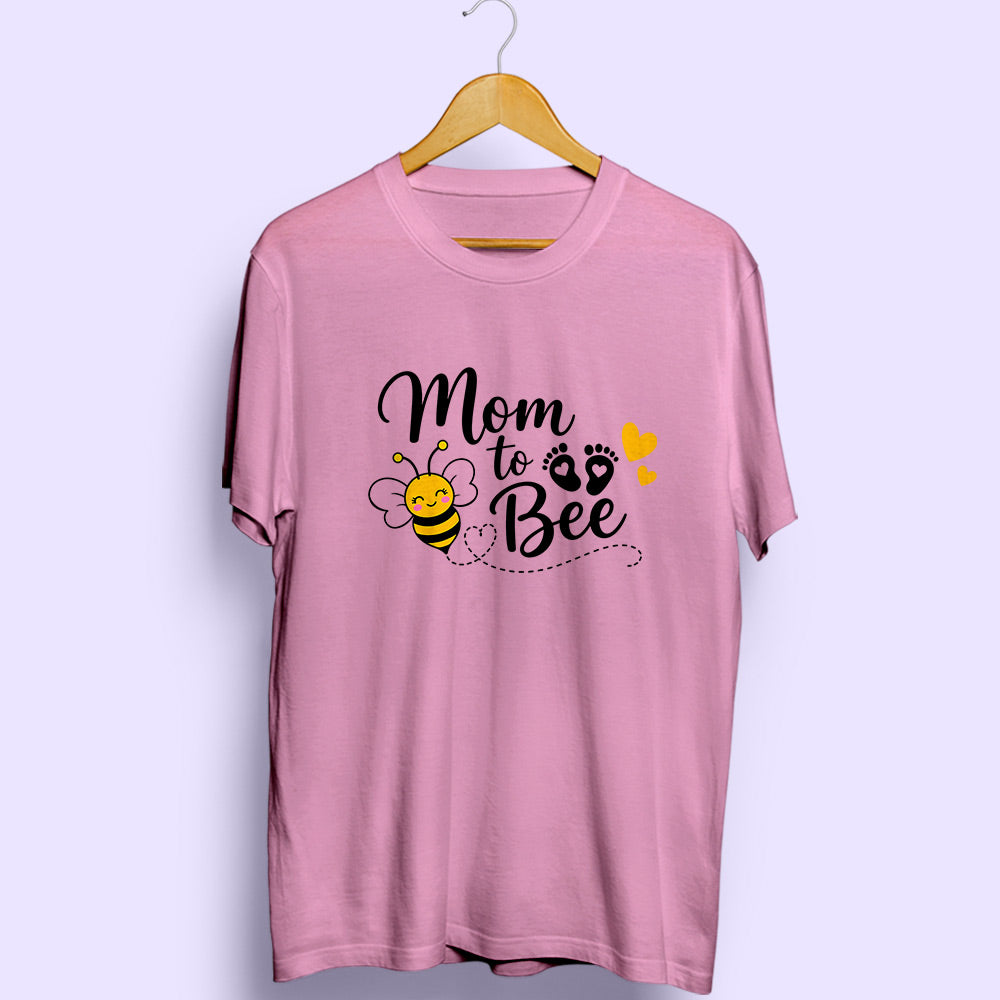 Mom To Bee Half Sleeve T-Shirt