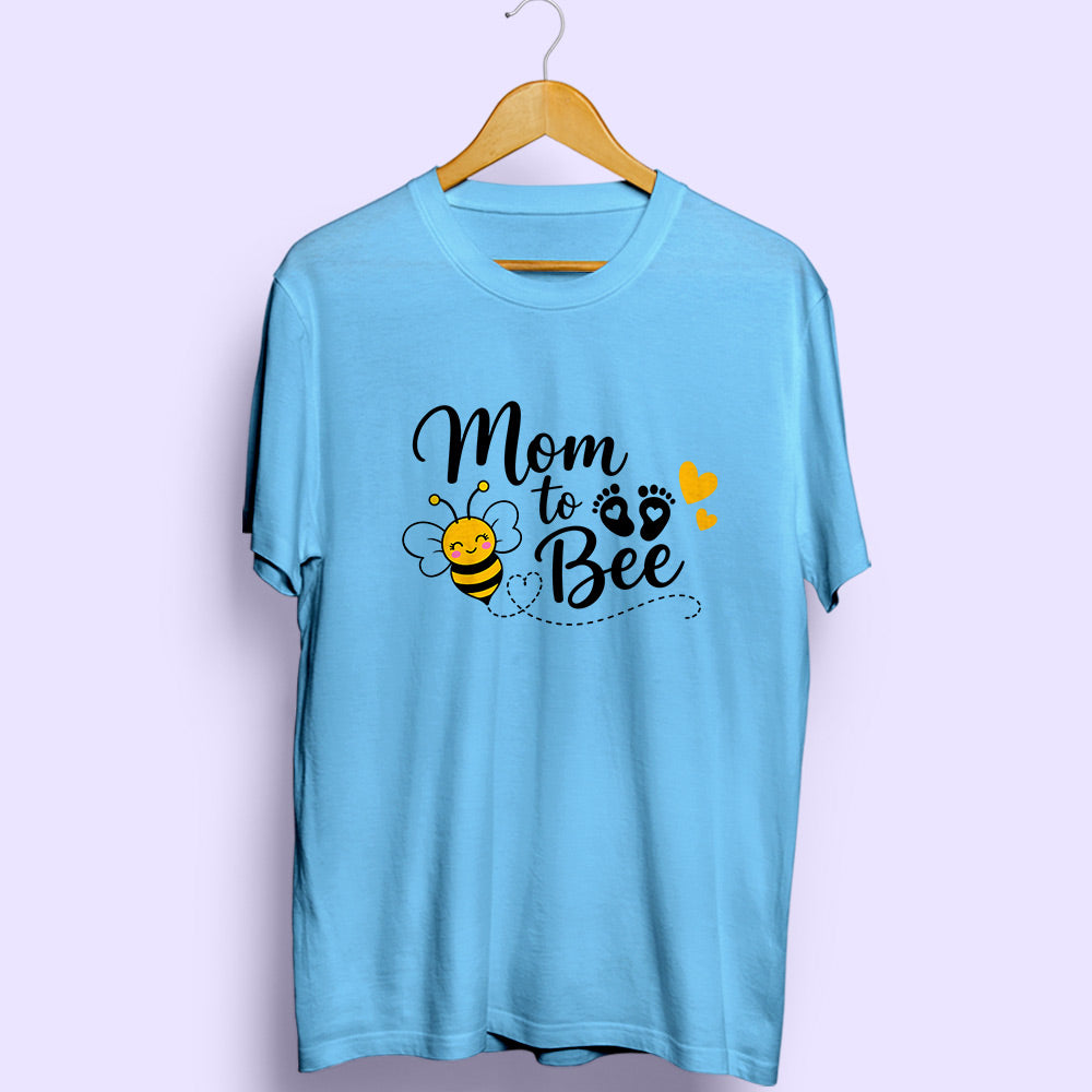Mom To Bee Half Sleeve T-Shirt