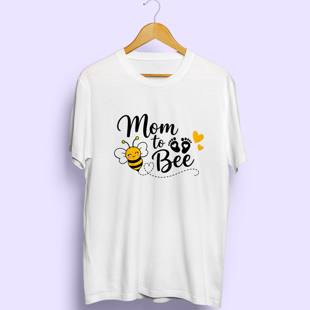 Mom To Bee Half Sleeve T-Shirt