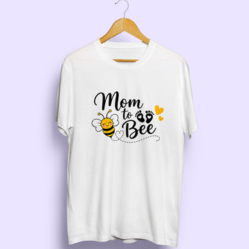 Mom To Bee Half Sleeve T-Shirt