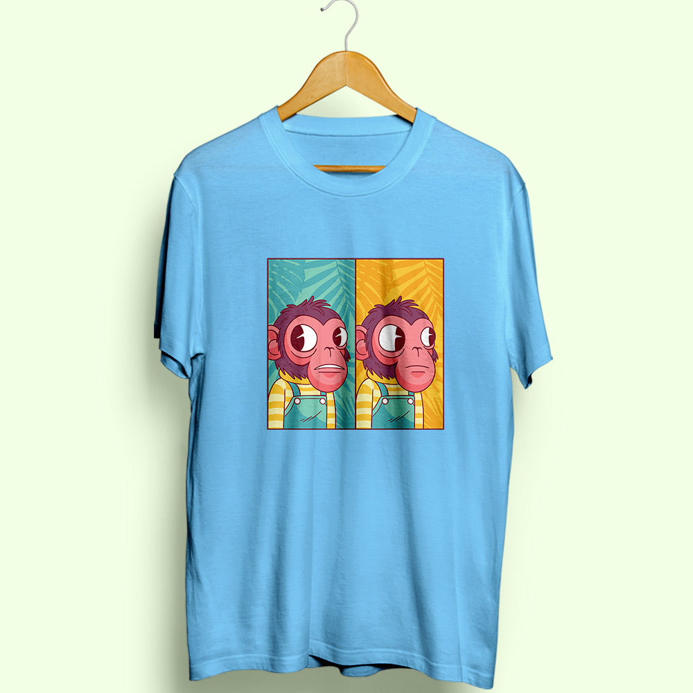 Monkey Meme Half Sleeve T-Shirt