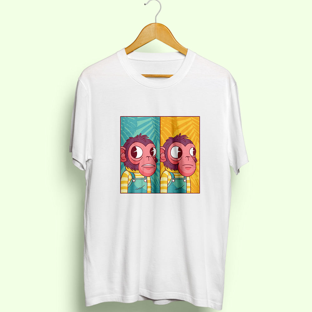 Monkey Meme Half Sleeve T-Shirt