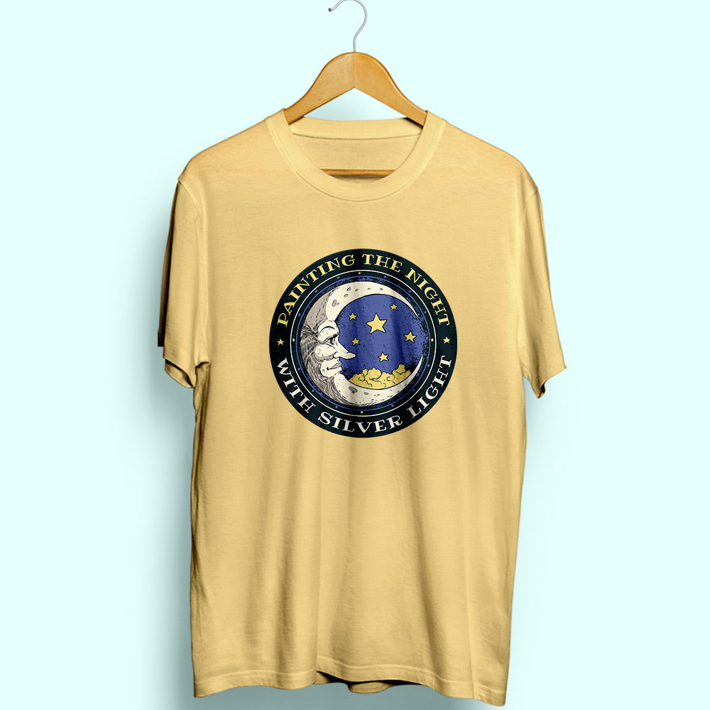 Moon Silver Light Half Sleeve T-Shirt