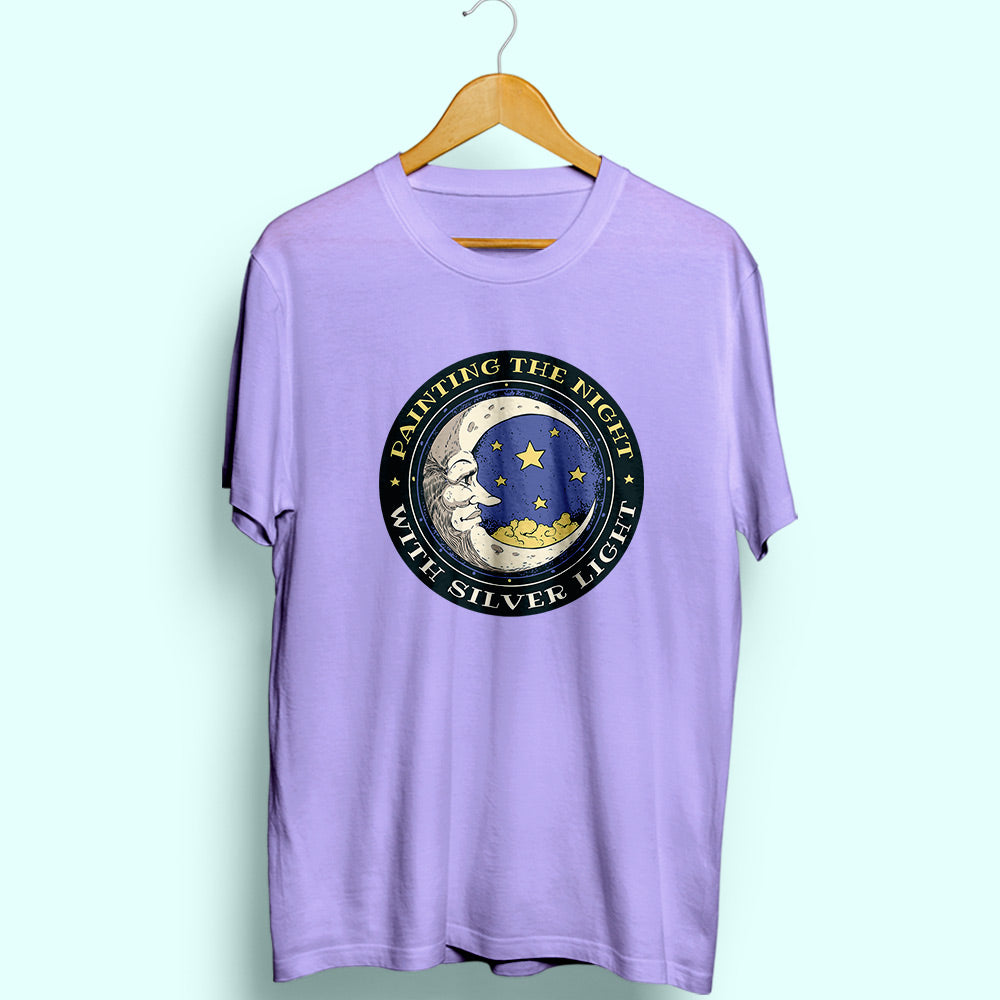 Moon Silver Light Half Sleeve T-Shirt