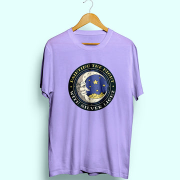 Moon Silver Light Half Sleeve T-Shirt