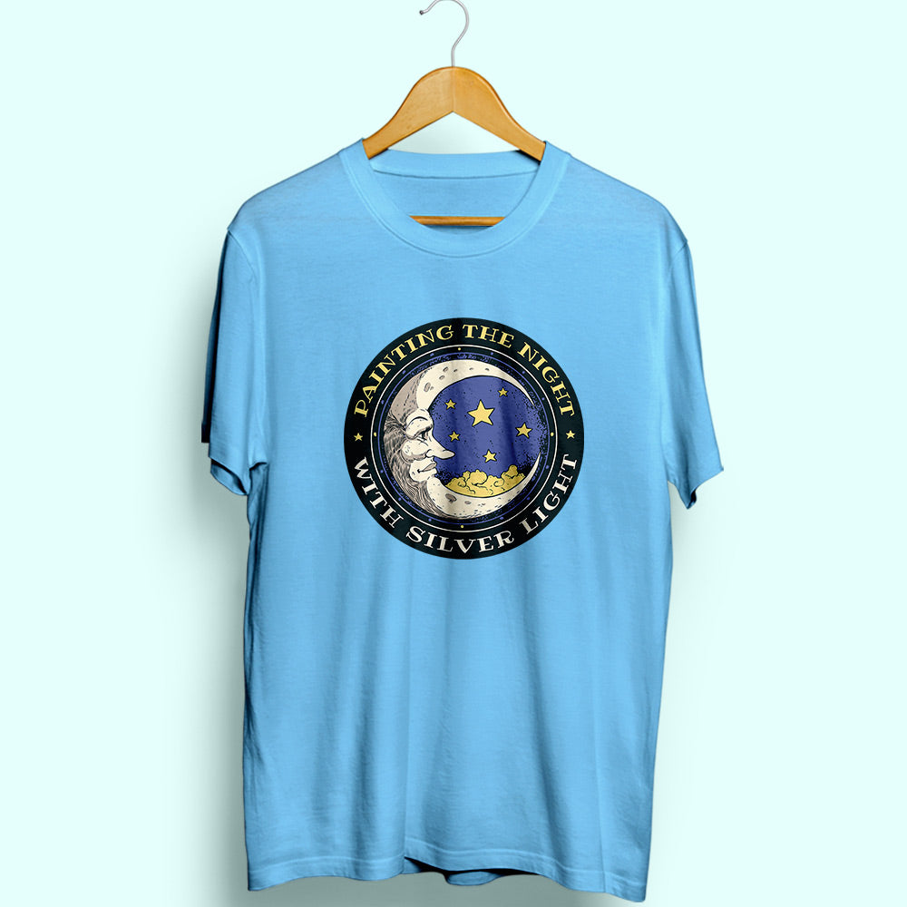 Moon Silver Light Half Sleeve T-Shirt