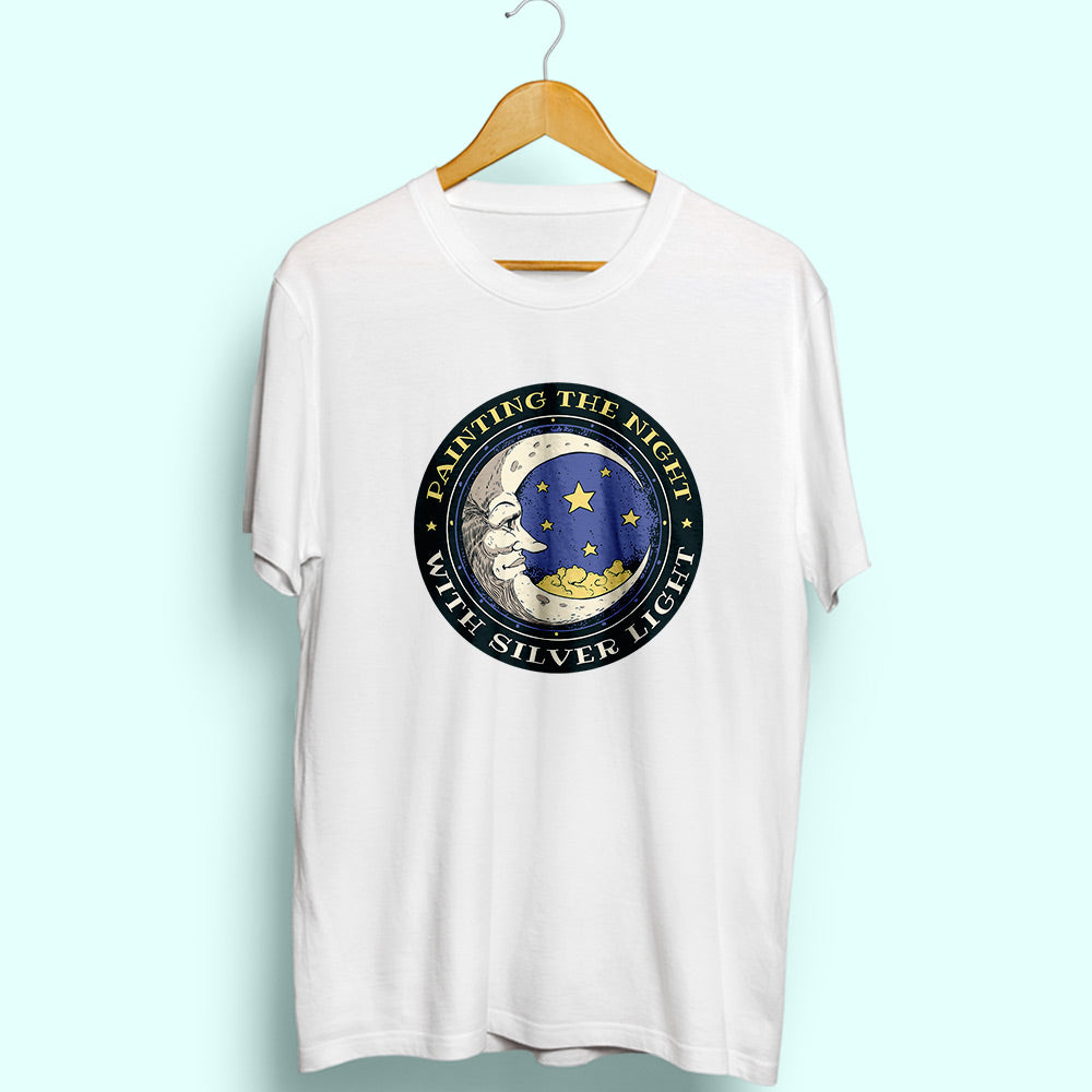Moon Silver Light Half Sleeve T-Shirt