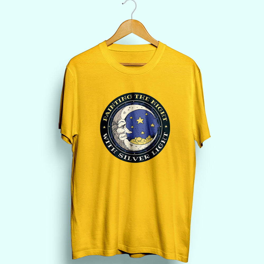 Moon Silver Light Half Sleeve T-Shirt