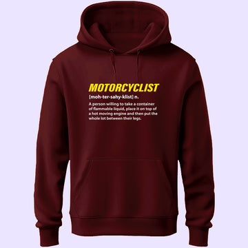 Motorcyclist Unisex Hoodie