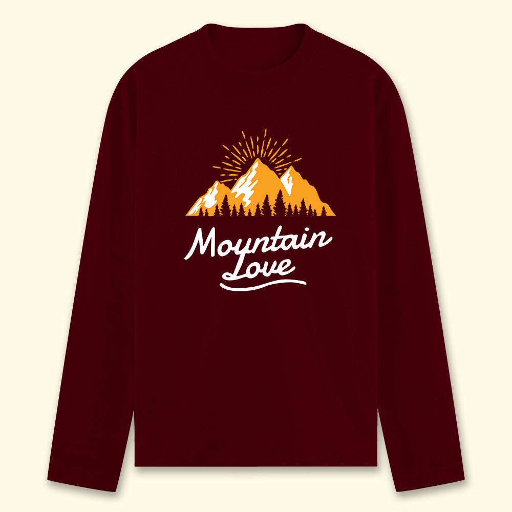 Mountain Love Full Sleeve T-shirt - Soul & Peace