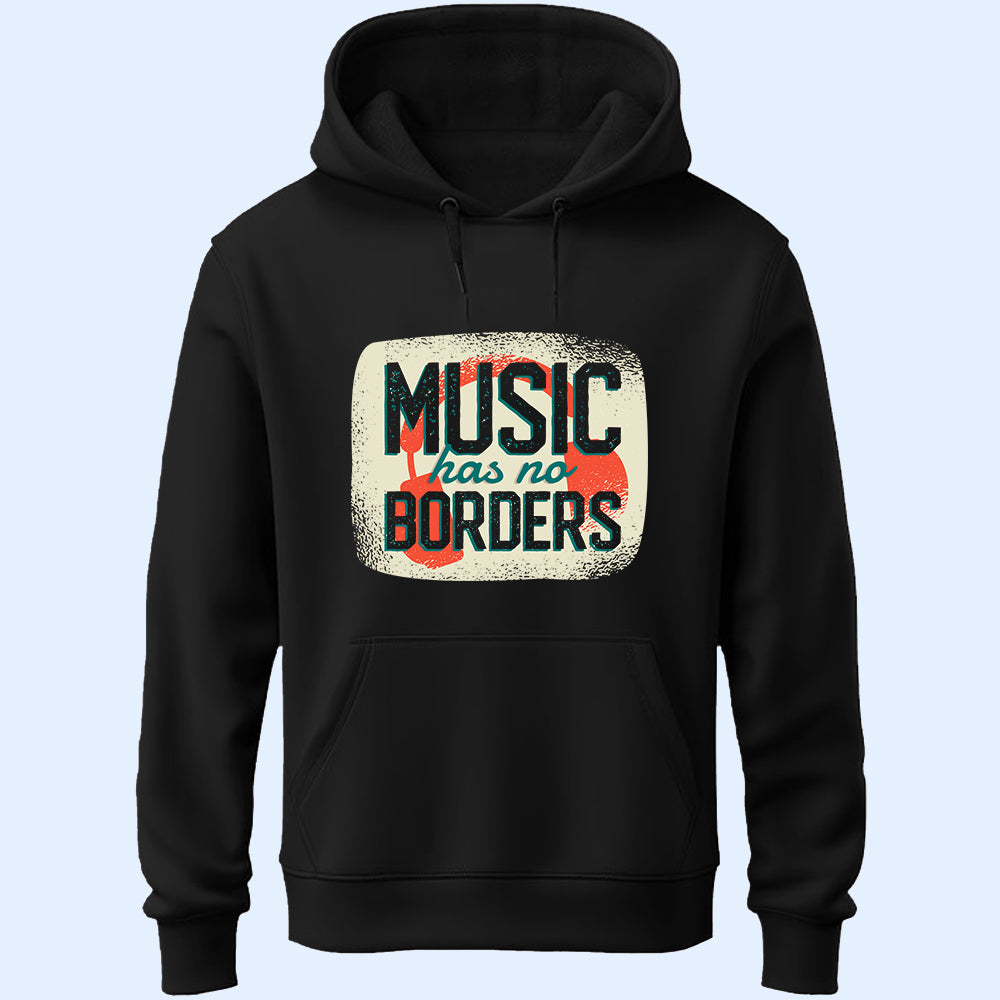Music Has No Borders Unisex Hoodie