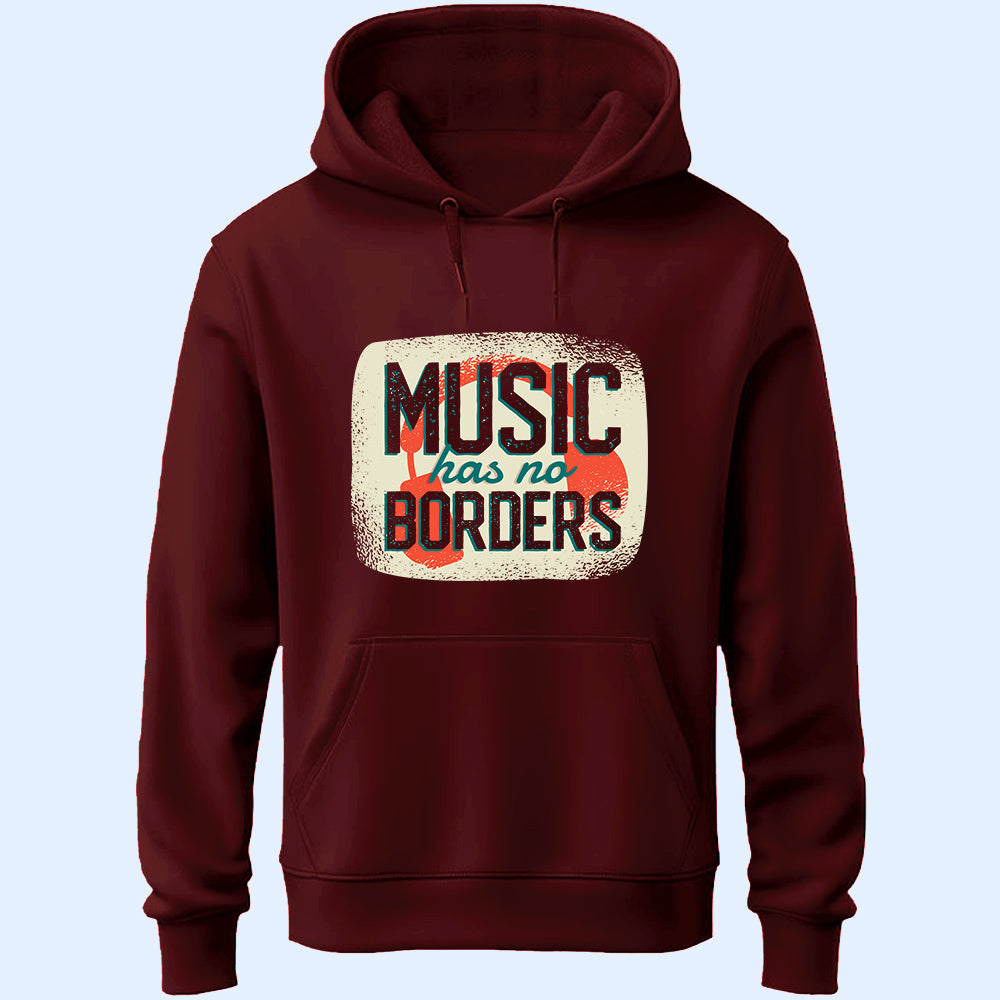 Music Has No Borders Unisex Hoodie
