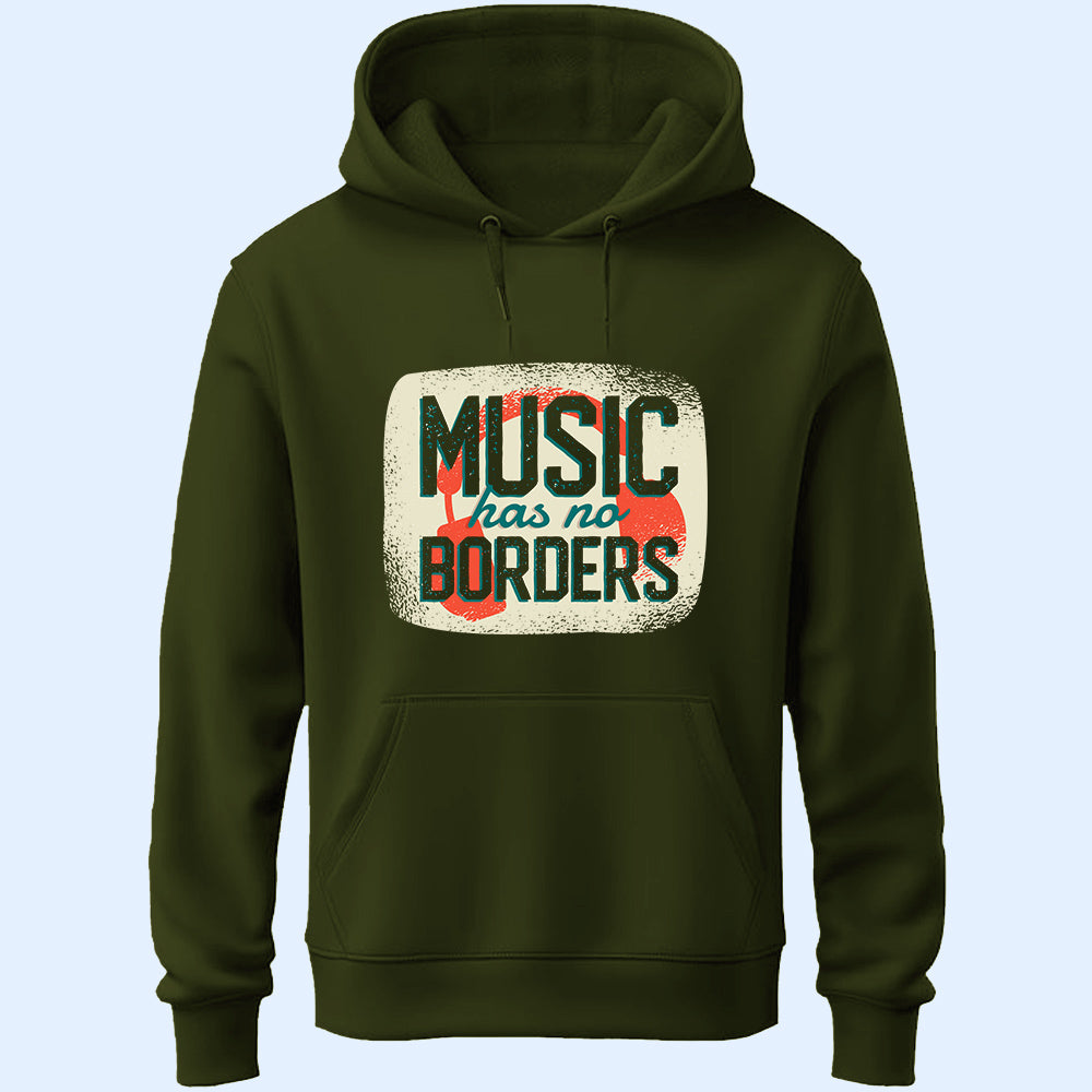 Music Has No Borders Unisex Hoodie