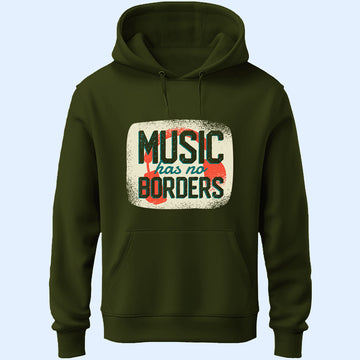 Music Has No Borders Unisex Hoodie