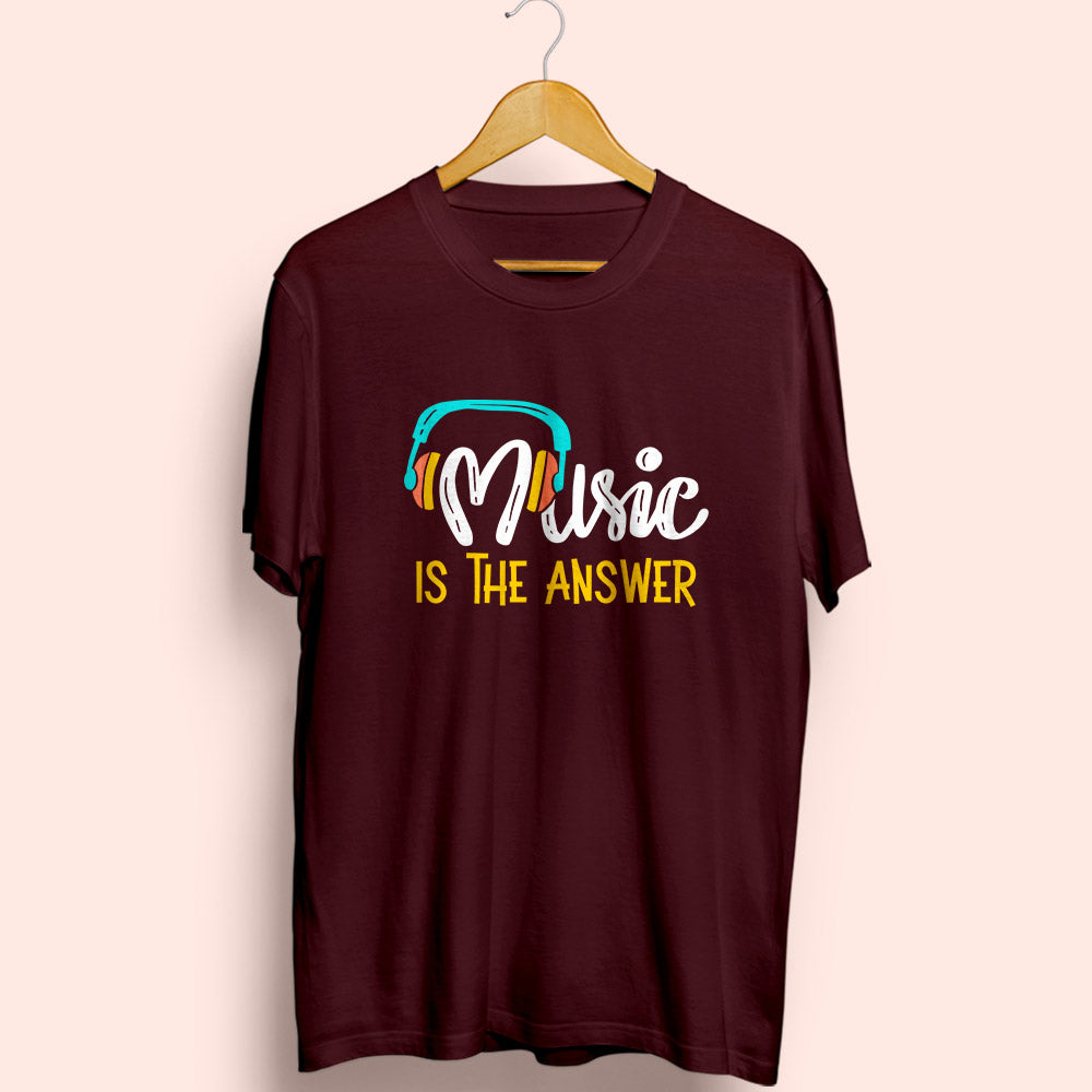 T-shirt Cropped Music is the Answer | Noize Clothing | Music the Answer