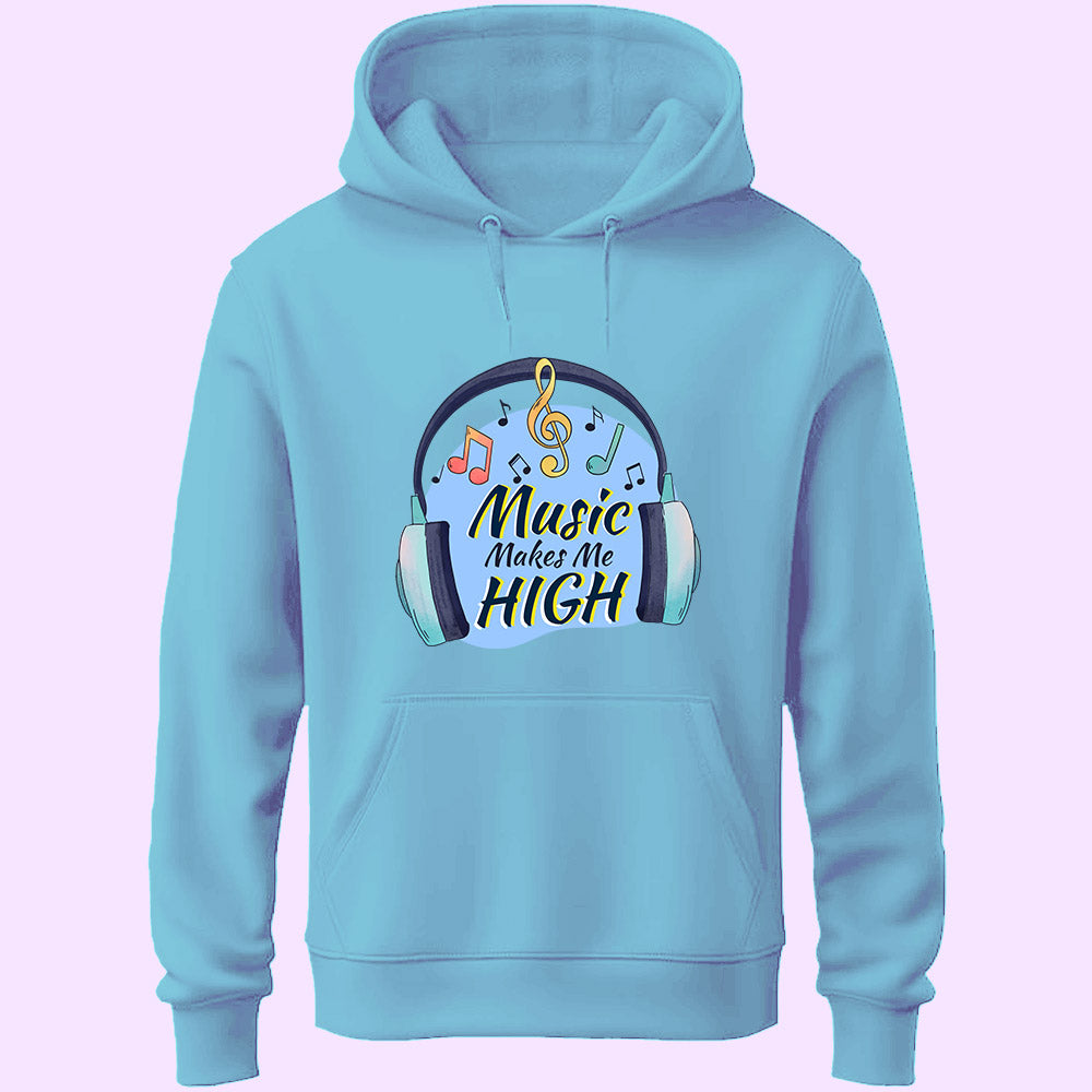Music Makes Me High Unisex Hoodie