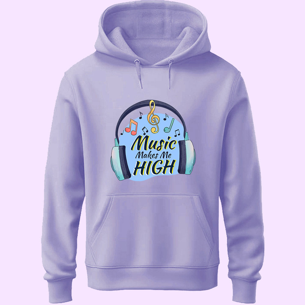 Music Makes Me High Unisex Hoodie